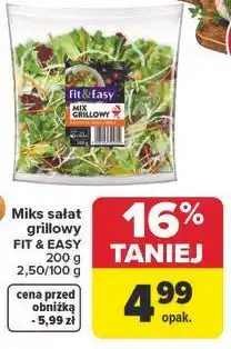 Carrefour Miks sałat grillowy FIT & EASY oferta
