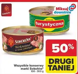 Carrefour Wszystkie konserwy marki Sokołów oferta