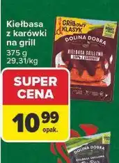 Carrefour Kiełbasa z karówki na grill Dolina Dobra oferta