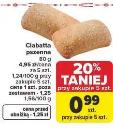 Carrefour Ciabatta pszenna oferta