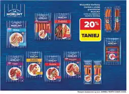 Carrefour Wszystkie kiełbasy cienkie o stałej gramaturze Morliny oferta