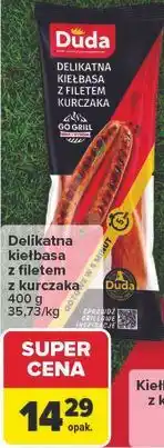 Carrefour Delikatna kiełbasa z filetem z kurczaka Duda oferta