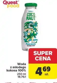 Carrefour Woda z młodego kokosa 100% COCO NAUT oferta