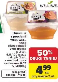 Carrefour Hummus z preclami WELL WELL oferta