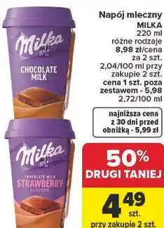 Carrefour Napój mleczny MILKA oferta