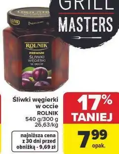 Carrefour Śliwki węgierki w occie ROLNIK oferta