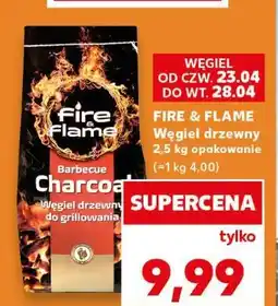 Kaufland FIRE & FLAME Węgiel drzewny oferta
