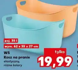 Kaufland Kosz na pranie elastyczny, różne kolory W5 oferta
