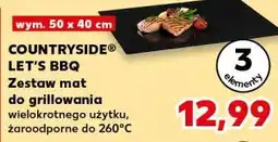 Kaufland COUNTRYSIDE LET'S BBQ Zestaw mat do grillowania oferta