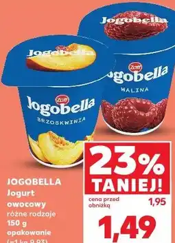 Kaufland Jogobella Jogurt owocowy różne rodzaje 150 g opakowanie oferta