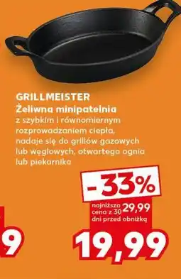 Kaufland GRILLMEISTER Żeliwna minipatelnia oferta