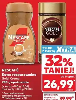 Kaufland Kawa rozpuszczalna Gold, Crema 200 g opakowanie oferta