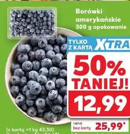 Kaufland Borówki amerykańskie 300 g opakowanie oferta