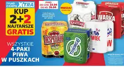 Kaufland WSZYSTKIE 4-PAKI PIWA W PUSZKACH oferta