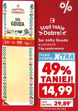 Kaufland Stąd Takie Dobre! Ser żółty Gouda w plastrach oferta