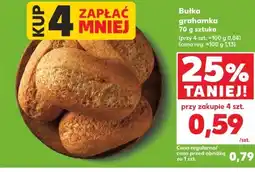 Kaufland Bułka grahamka 70 g sztuka oferta