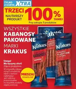 Kaufland Wszystkie kabanosy pakowane marki Krakus oferta