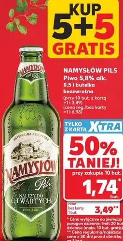 Kaufland Piwo 5,8% alk. 0,5 l butelka bezzwrotna oferta