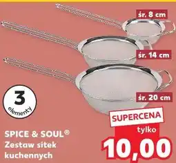 Kaufland Zestaw sitek kuchennych SPICE & SOUL oferta