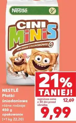 Kaufland NESTLÉ Płatki śniadaniowe różne rodzaje oferta
