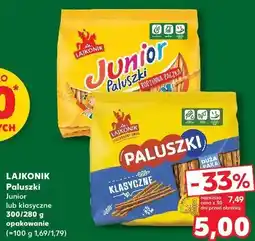 Kaufland LAJKONIK Paluszki Junior lub klasyczne oferta