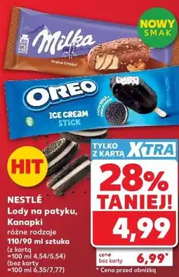 Kaufland NESTLÉ Lody na patyku, Kanapki różne rodzaje oferta