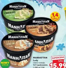 Kaufland MANHATTAN Lody różne rodzaje 1,4 l opakowanie oferta