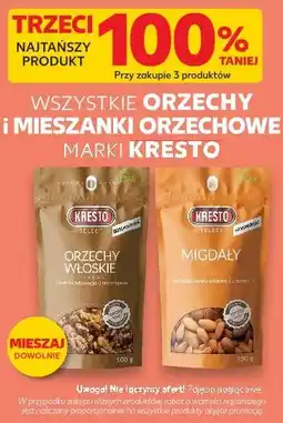 Kaufland WSZYSTKIE ORZECHY i MIESZANKI ORZECHOWE MARKI KRESTO oferta