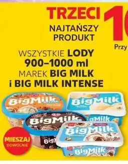 Kaufland WSZYSTKIE LODY 900-1000 ml MAREK BIG MILK I BIG MILK INTENSE oferta