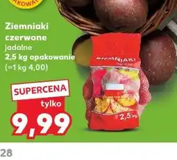 Kaufland Ziemniaki czerwone jadalne 2,5 kg opakowanie oferta