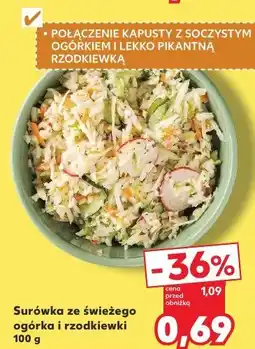 Kaufland Surówka ze świeżego ogórka i rzodkiewki oferta