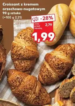 Kaufland Croissant z kremem orzechowo-nugatowym oferta