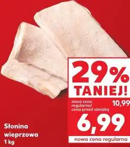 Kaufland Słonina wieprzowa oferta
