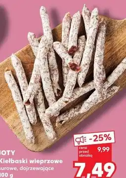 Kaufland JOTY Kiełbaski wieprzowe surowe, dojrzewające oferta