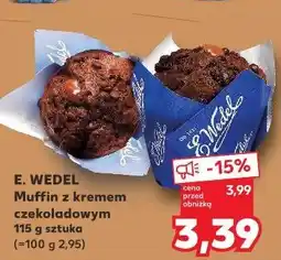 Kaufland E. WEDEL Muffin z kremem czekoladowym 115 g sztuka oferta