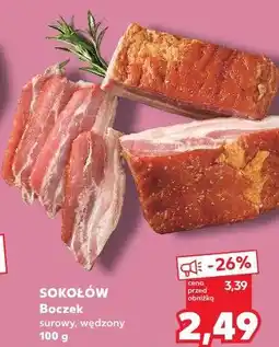 Kaufland SOKOŁÓW Boczek surowy, wędzony oferta
