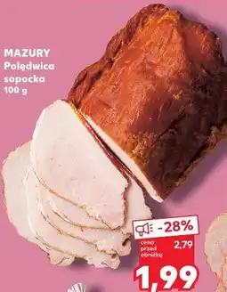 Kaufland MAZURY Polędwica sopocka oferta