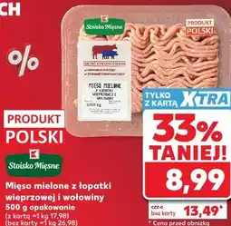 Kaufland Mięso mielone z łopatki wieprzowej i wołowiny Stoisko Mięsne oferta