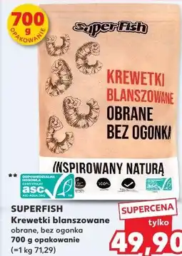 Kaufland SUPERFISH Krewetki blanszowane oferta