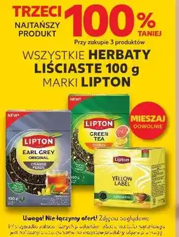 Kaufland WSZYSTKIE HERBATY LIŚCIASTE 100 g MARKI LIPTON oferta