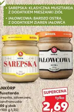 Kaufland ANKORP Musztarda sarepska, jałowcowa, starofrancuska oferta