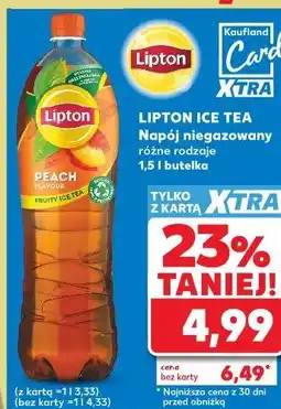 Kaufland Lipton Ice Tea Napój niegazowany różne rodzaje 1,5 l butelka oferta