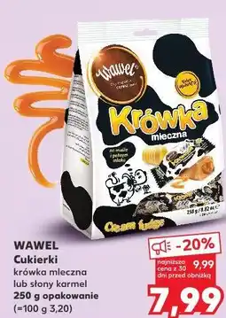 Kaufland WAWEL Cukierki krówka mleczna lub słony karmel oferta