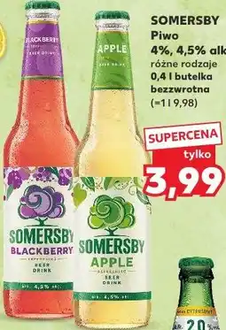 Kaufland SOMERSBY Piwo 4%, 4,5% alk. różne rodzaje 0,4 l butelka bezzwrotna oferta