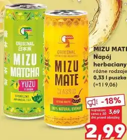 Kaufland Mizu Mate Napój herbaciany różne rodzaje 0,33 l puszka oferta