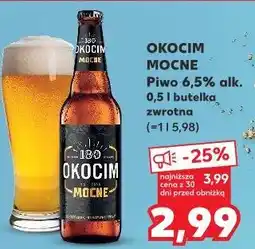 Kaufland Okocim Mocne Piwo 6,5% alk oferta