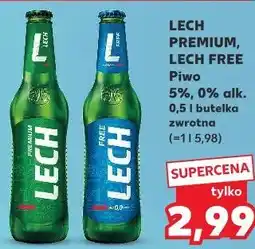 Kaufland Lech Premium, Lech Free Piwo 5%, 0% alk oferta