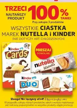 Kaufland WSZYSTKIE CIASTKA MAREK NUTELLA i KINDER oferta