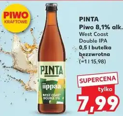 Kaufland PINTA Piwo 8,1% alk. West Coast Double IPA oferta