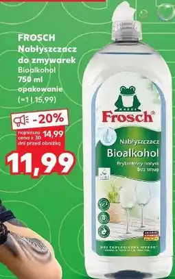 Kaufland Nabłyszczacz do zmywarek Bioalkohol FROSCH oferta